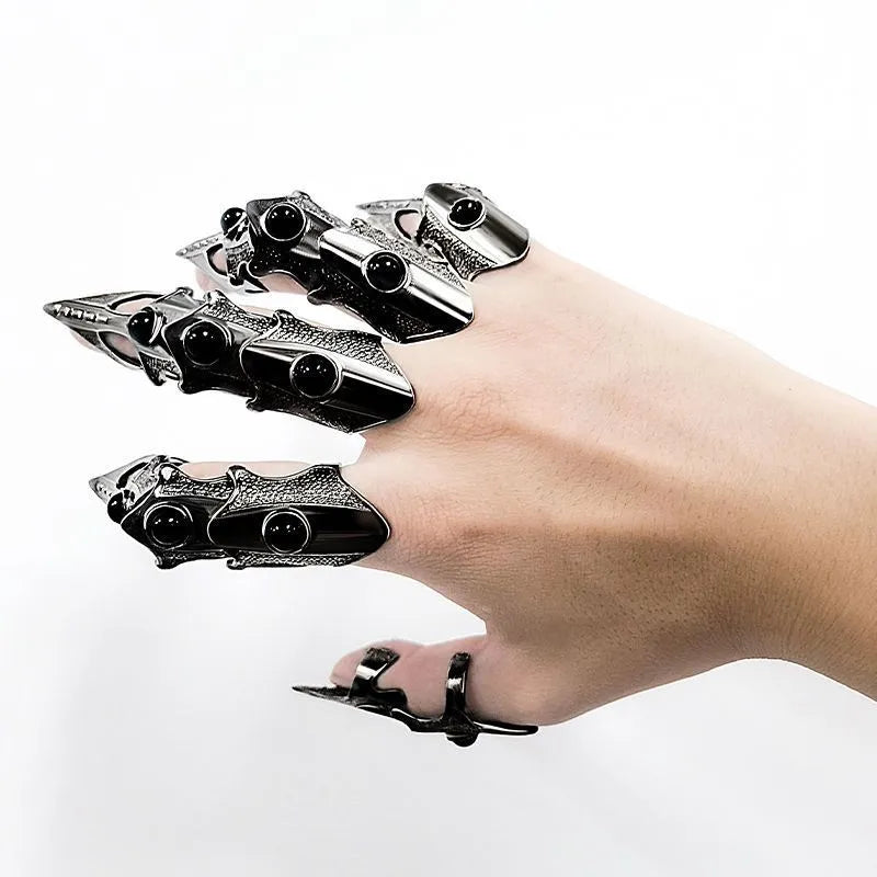 Necromantic Armor Skeleton Skeleton Bracelet and Finger Claws