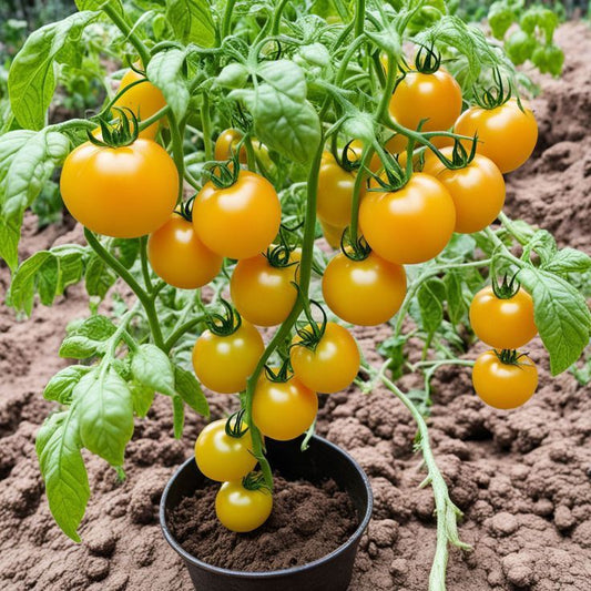 🍅Dwarf Cherry Tomatoes – Easy-to-Grow, Perfect for Containers