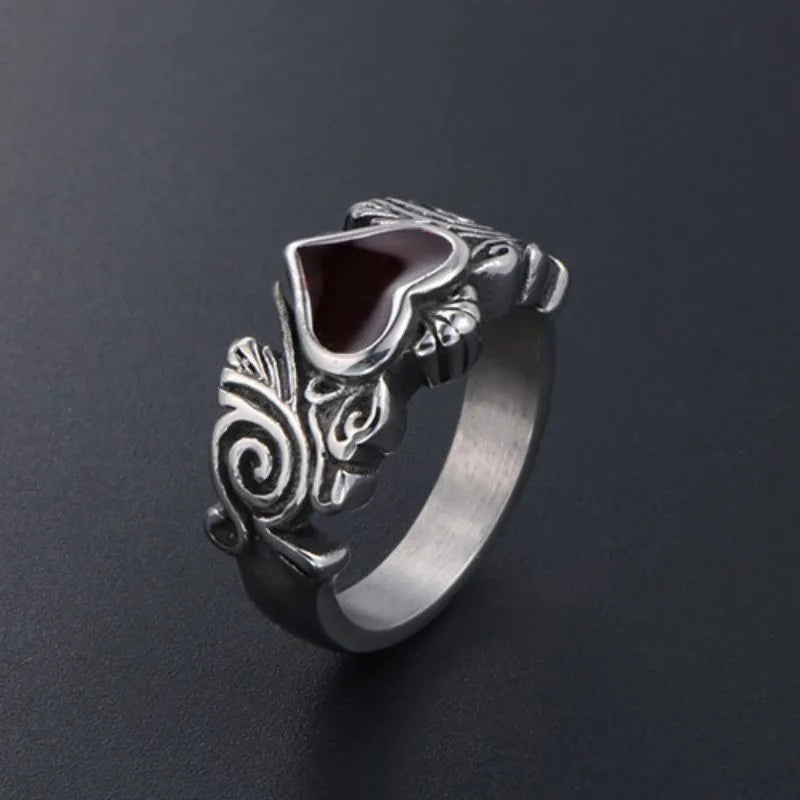 Fashion Love Element  Stainless Steel Ring