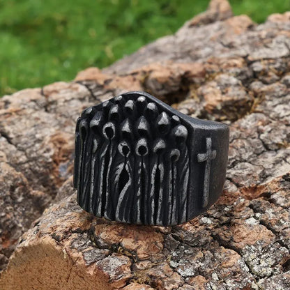 Gothic Vintage Stainless Steel Ring