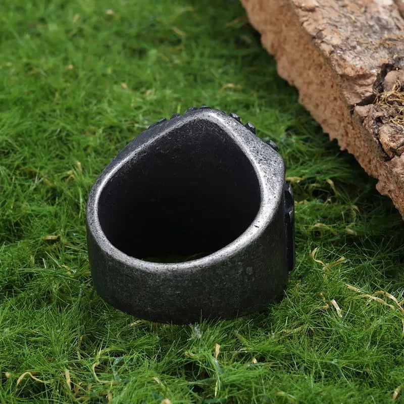 Gothic Vintage Stainless Steel Ring