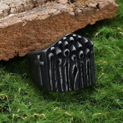 Gothic Vintage Stainless Steel Ring