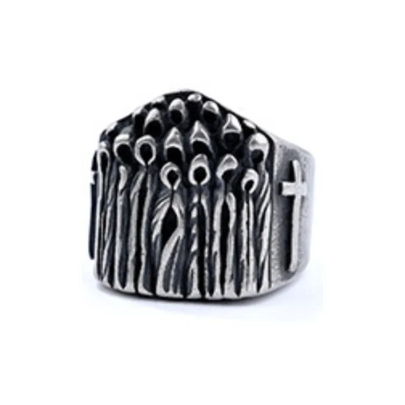 Gothic Vintage Stainless Steel Ring