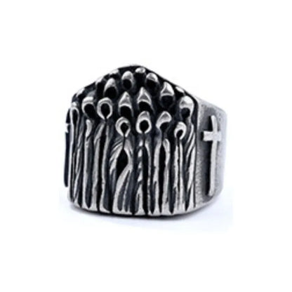 Gothic Vintage Stainless Steel Ring