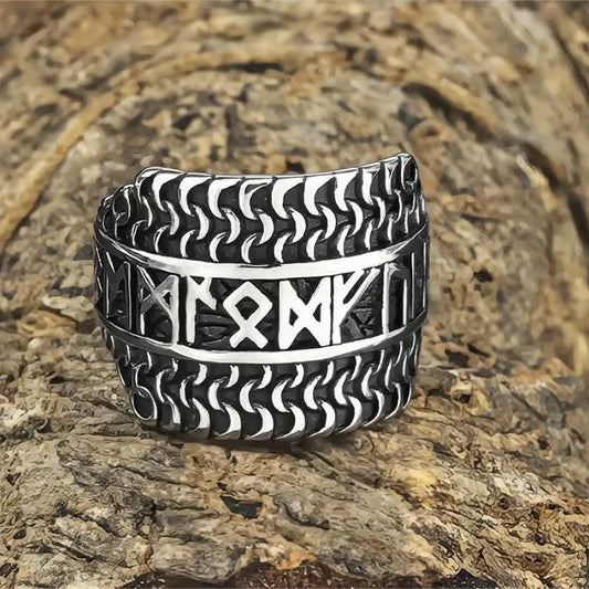 Vintage Viking Rune Ring
