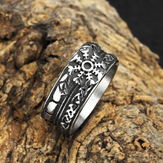 Vintage Viking Rune Ring