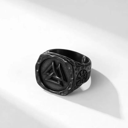Vintage Viking Valknut Ring