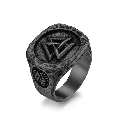 Vintage Viking Valknut Ring