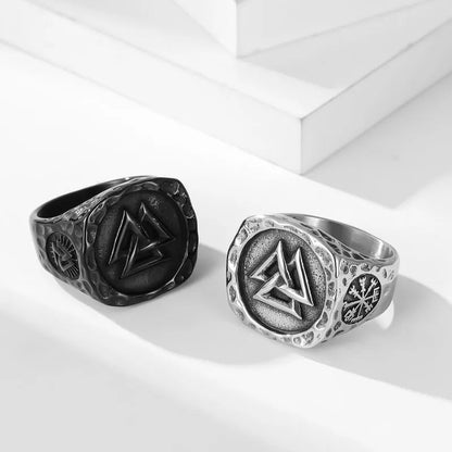 Vintage Viking Valknut Ring