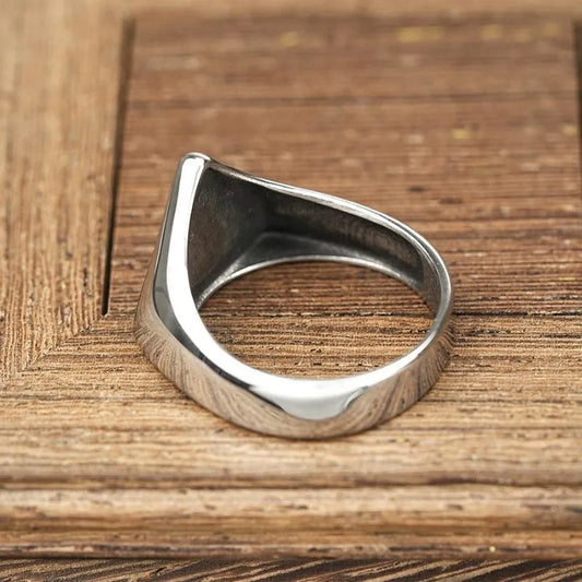 Vintage Viking Valknut Stainless Steel Ring