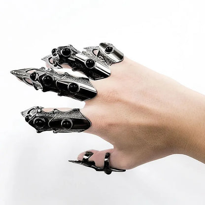 Necromantic Armor Skeleton Skeleton Bracelet and Finger Claws